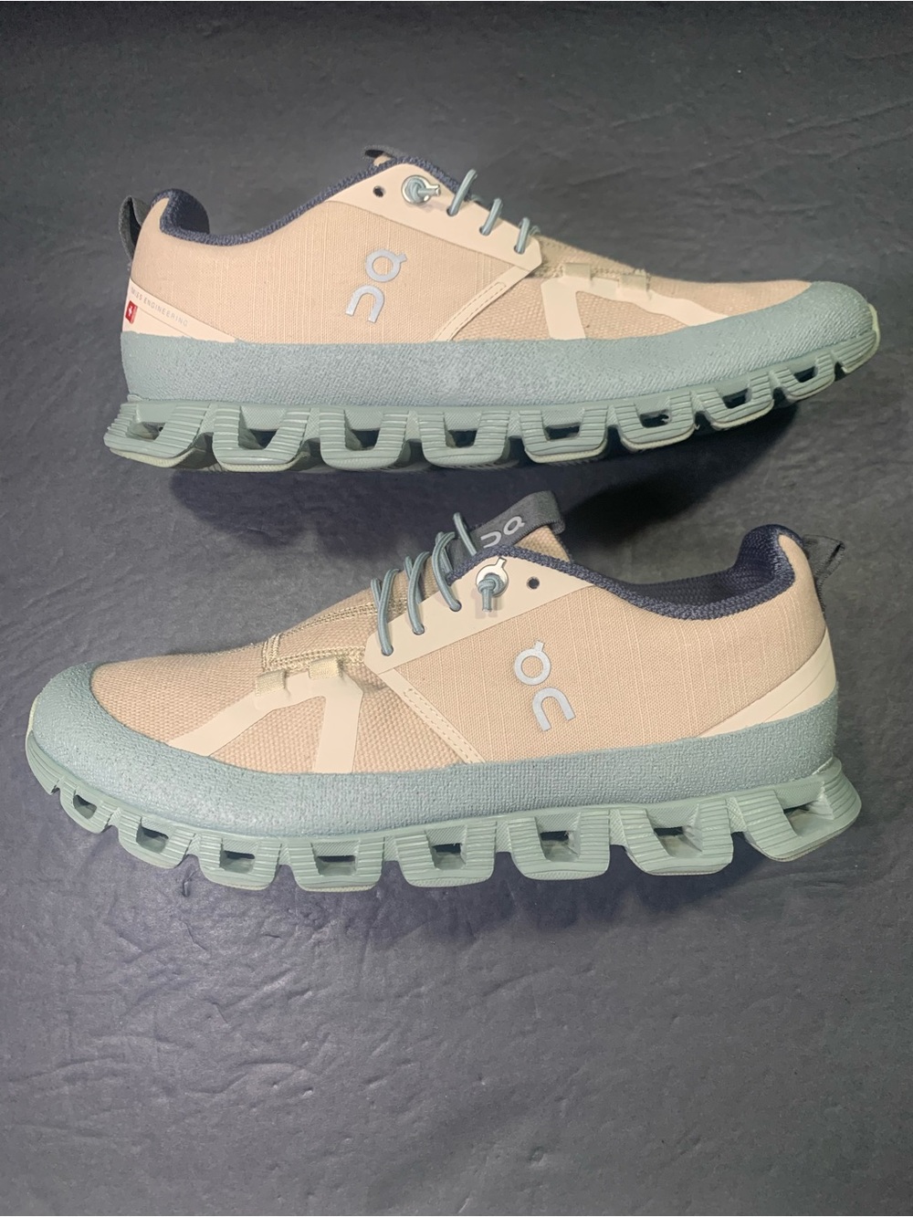 On Cloud Dip Women’s Tan Gray Black Running Walking Sneakers Shoe Size-7.5